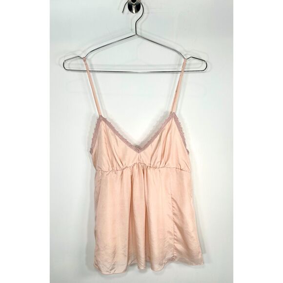 gold hawk Tops - Gold Hawk “Rose Petal” Silk Cami Tank – Size S – NWT
